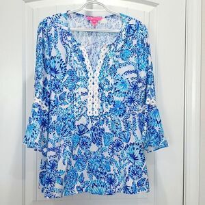 Lilly Pulitzer, Hollie Women’s Tunic Top, Medium,  NWOT
